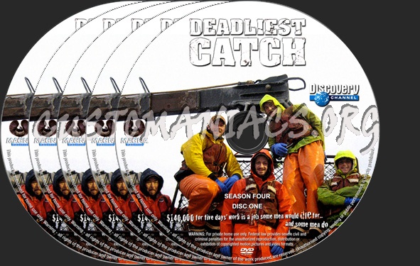 Deadliest Catch Season 4 dvd label