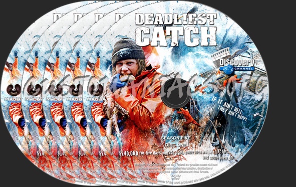 Deadliest Catch Season 5 dvd label
