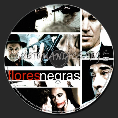 Flores Negras dvd label