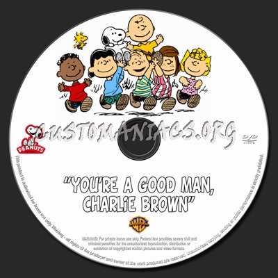 You're a Good Man, Charlie Brown dvd label