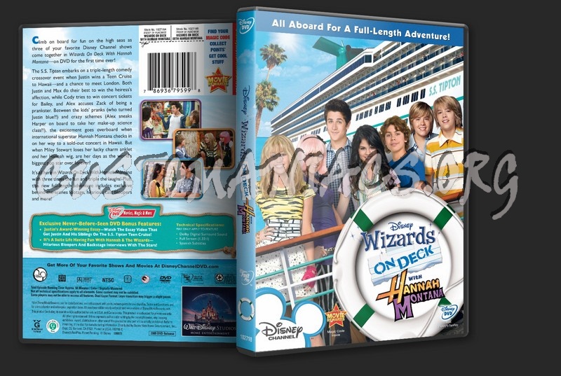 Wizards on Deck with Hannah Montana dvd cover