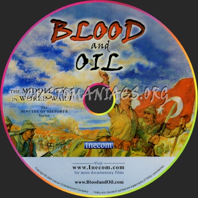 Blood and Oil dvd label