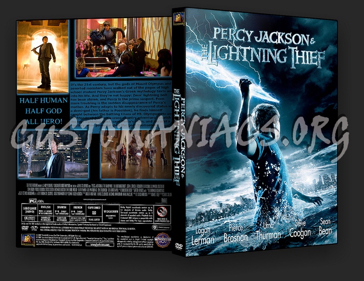 Percy Jackson & The Olympians The Lightning Thief dvd cover