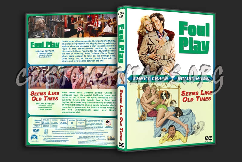Foul Play / Seems Like Old Times Double Feature dvd cover