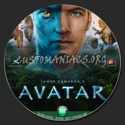 Avatar dvd label