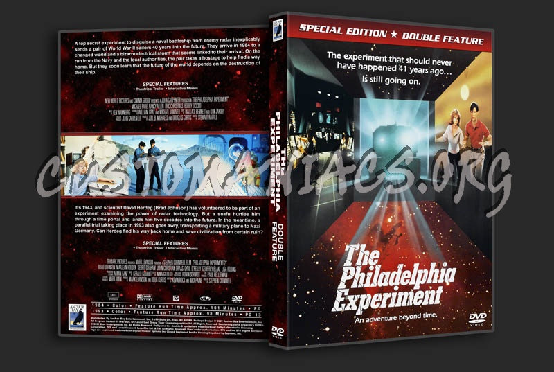 The Philadelphia Experiment 1 & 2 Double dvd cover