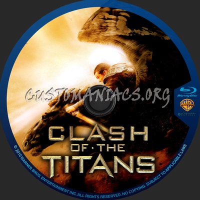 Clash of the Titans blu-ray label