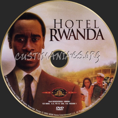 Hotel Rwanda dvd label