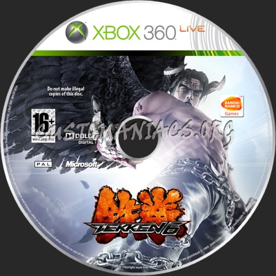 Tekken 6 dvd label