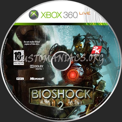 Bioshock 2 dvd label