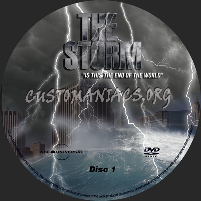The Storm dvd label