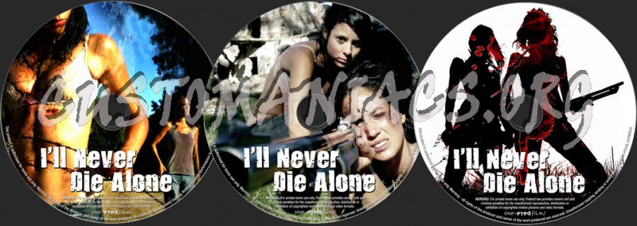 I'll Never Die Alone dvd label