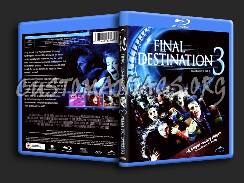 Final Destination 3 blu-ray cover