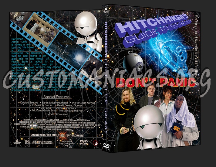 The Hitchhiker's Guide To The Galaxy dvd cover