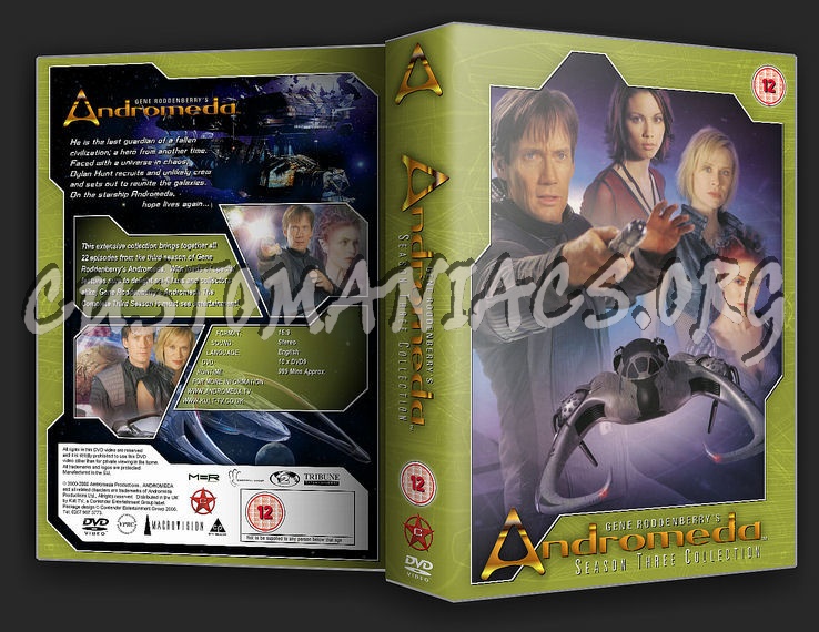 Andromeda - Season 3 - Region 2 dvd cover