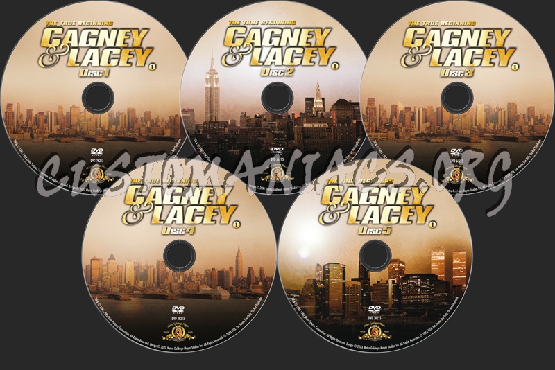 Cagney & Lacey Season 1 dvd label