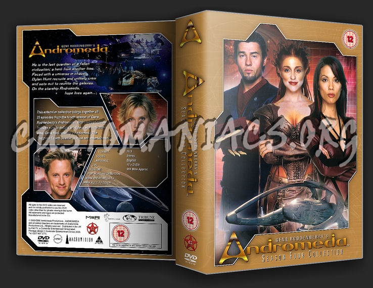 Andromeda - Season 4 - Region 2 dvd cover
