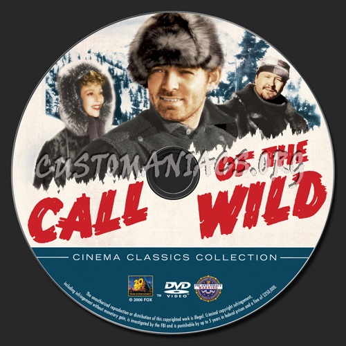 Call of the Wild dvd label