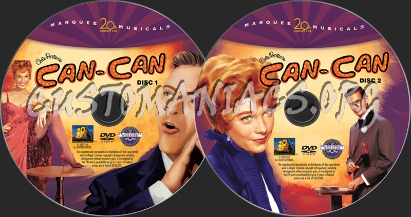 Can Can dvd label