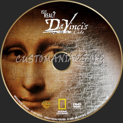 Da Vinci's Code dvd label