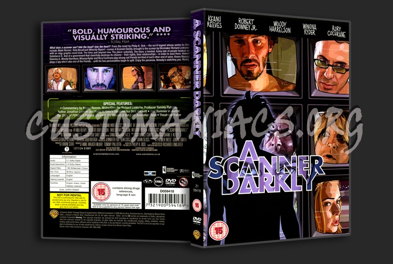 A Scanner Darkly dvd cover