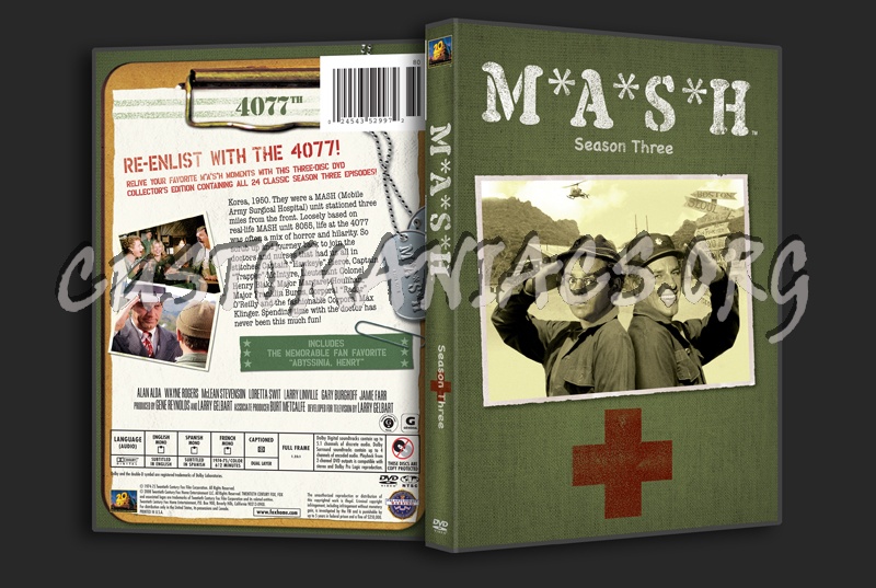 Mash Season 3 dvd cover
