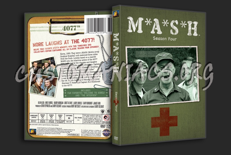 Mash Season 4 dvd cover