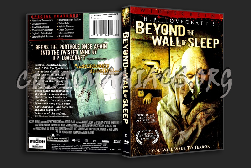 Beyond the Wall of Sleep dvd cover