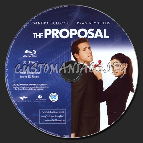 The Proposal blu-ray label