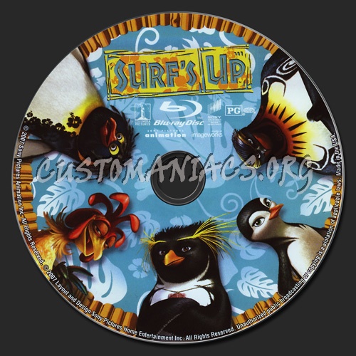 Surf's Up blu-ray label