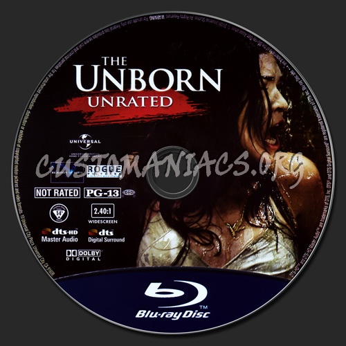 The Unborn blu-ray label