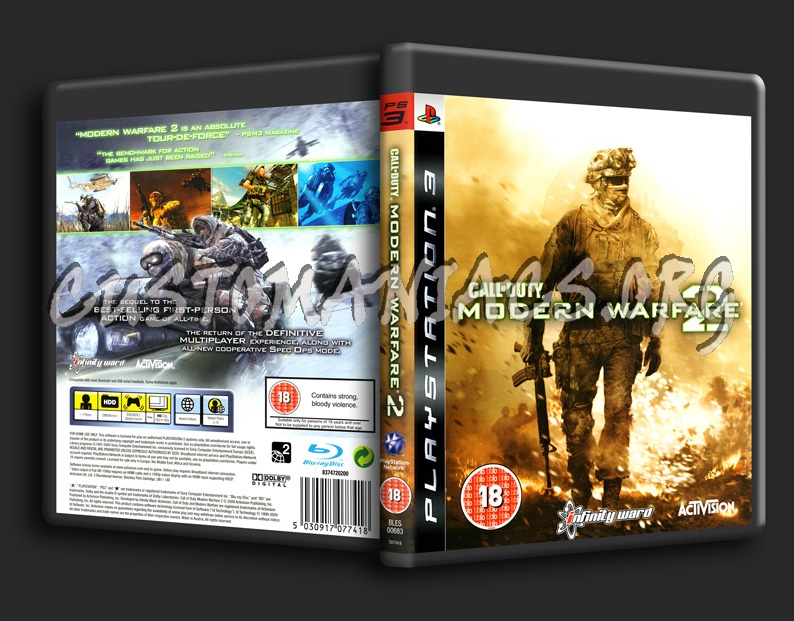 Call Of Duty Modern Warfare 2 dvd cover