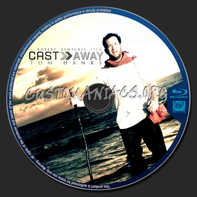 Cast Away blu-ray label