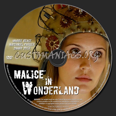 Malice in Wonderland dvd label