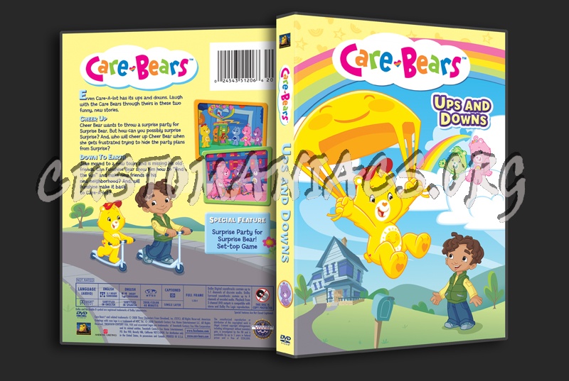 Care Bears Ups and Downs dvd cover