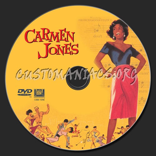Carmen Jones dvd label