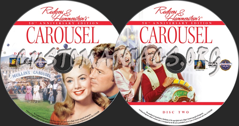 Carousel dvd label