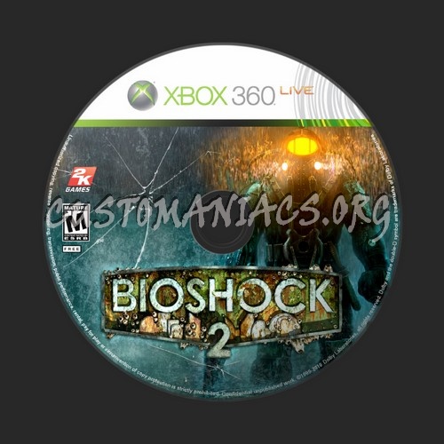 Bioshock 2 dvd label