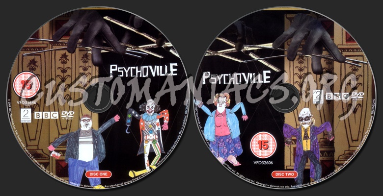 Psychoville dvd label