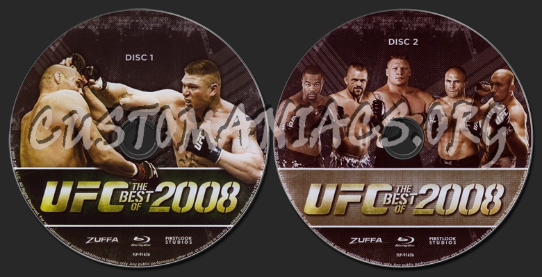 UFC Best of 2008 blu-ray label