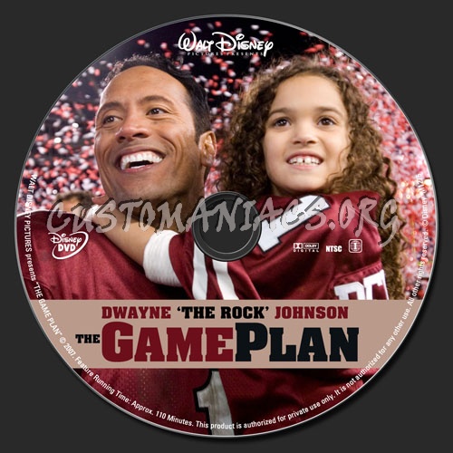 The Game Plan dvd label