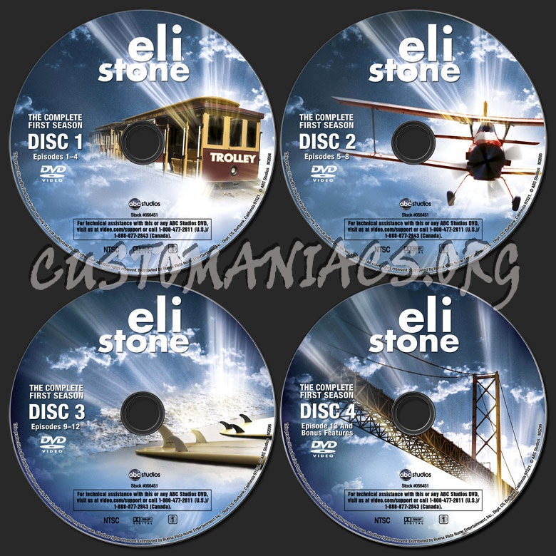Eli Stone Season 1 dvd label