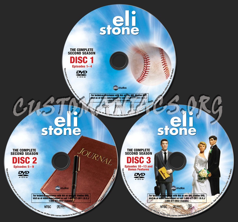 Eli Stone Season 2 dvd label