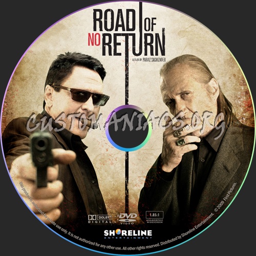 Road of no Return dvd label