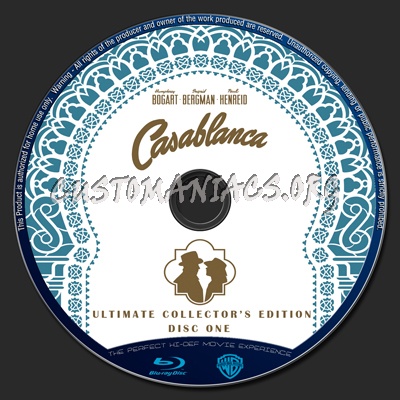 Casablanca blu-ray label