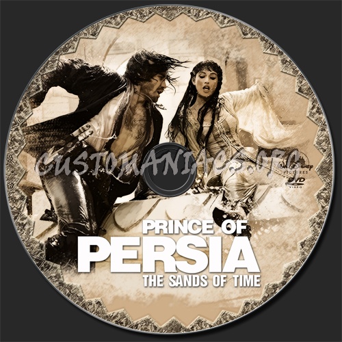 Prince Of Persia: The Sands Of Time dvd label