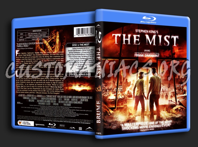 The Mist blu-ray cover