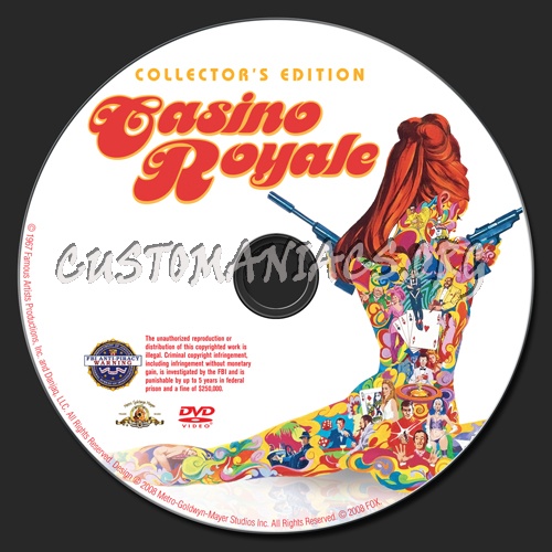 Casino Royale 1967 dvd label