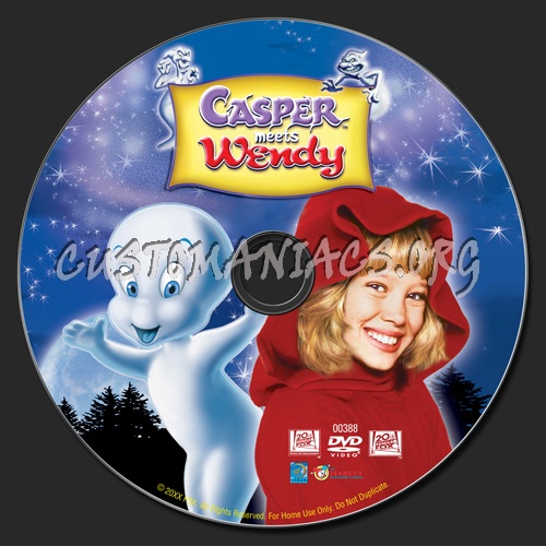 Casper Meets Wendy dvd label