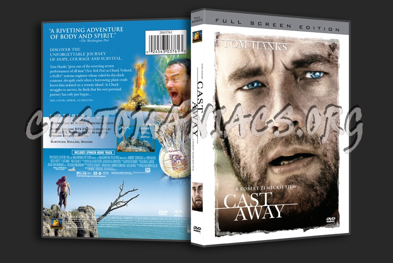 Cast Away dvd cover